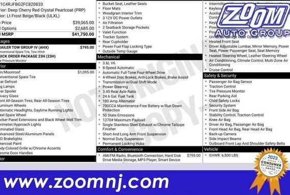 JEEP GRAND CHEROKEE 2015 1C4RJFBG2FC820833 image